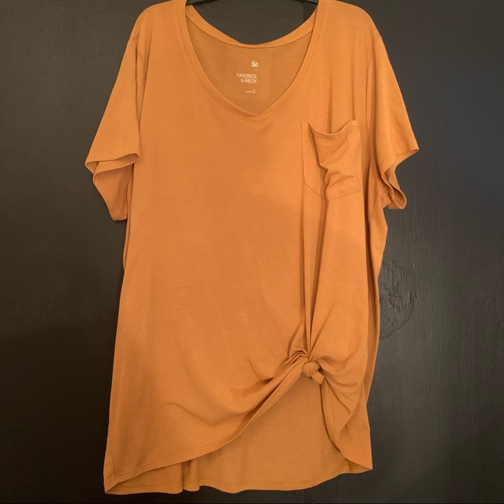 So v neck t shirt